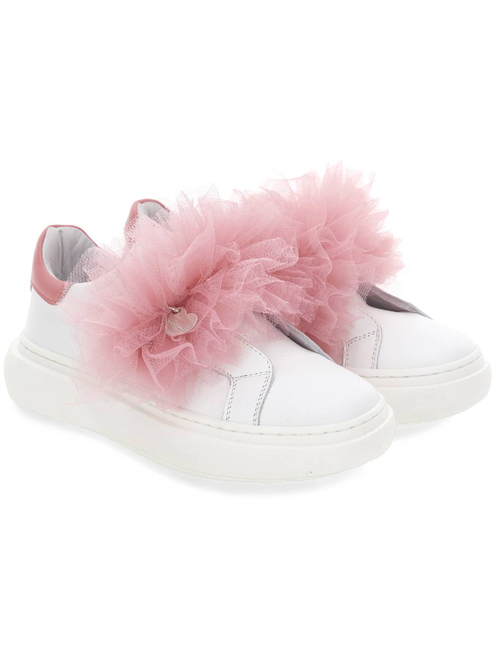Monnalisa Sneakers Nappa E Tulle