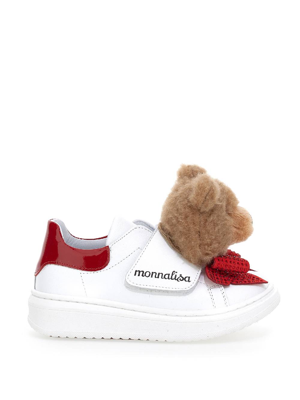 Monnalisa Sneakers nappa teddy fiocco