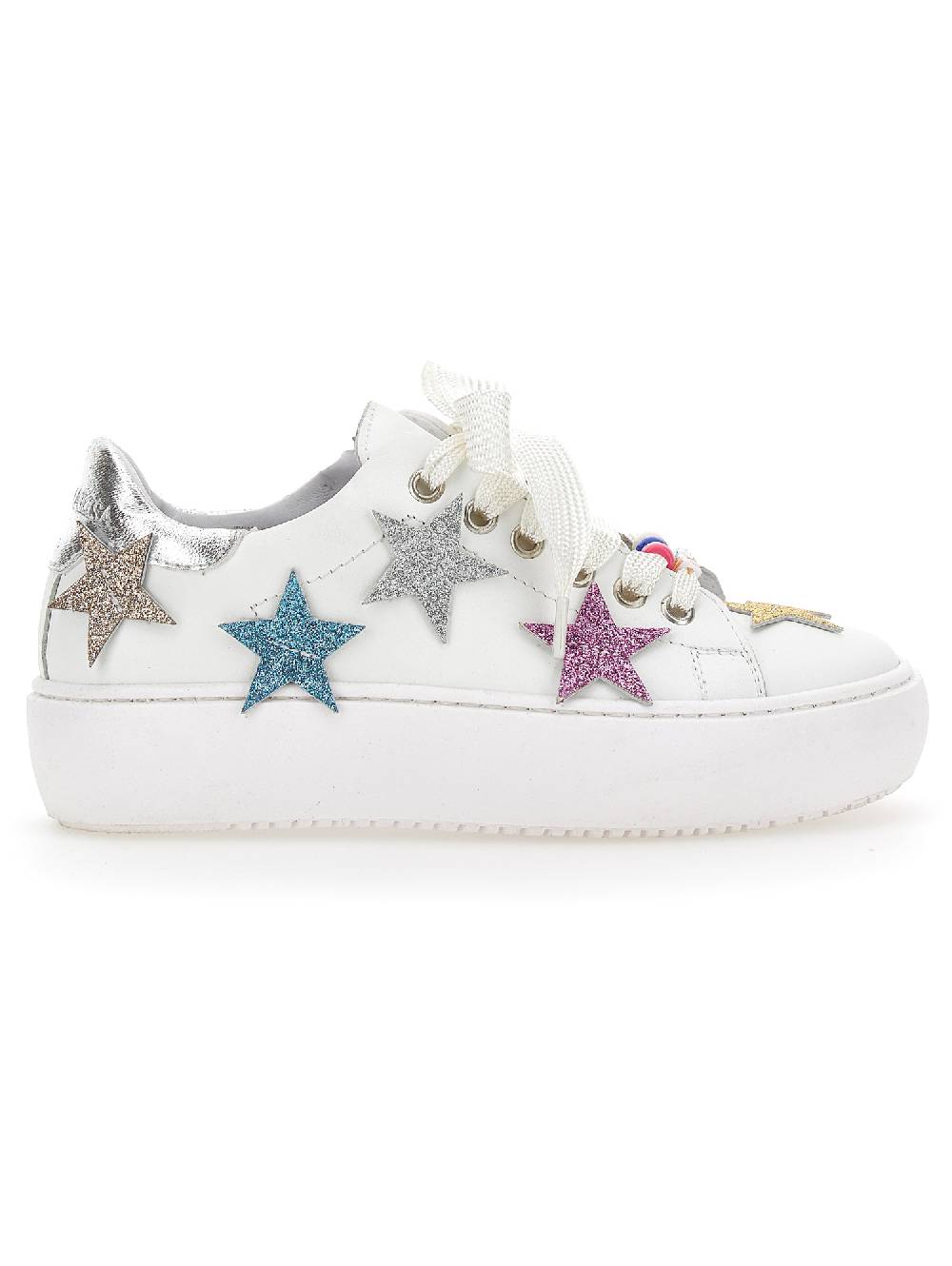 Monnalisa Sneakers pelle con stelle