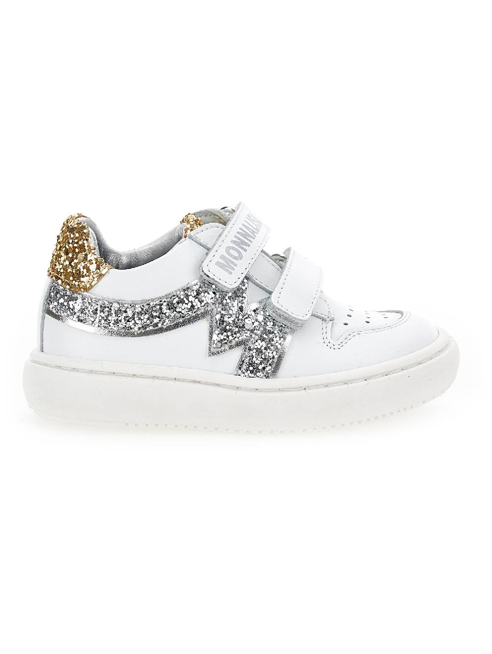 Monnalisa Sneakers pelle e glitter