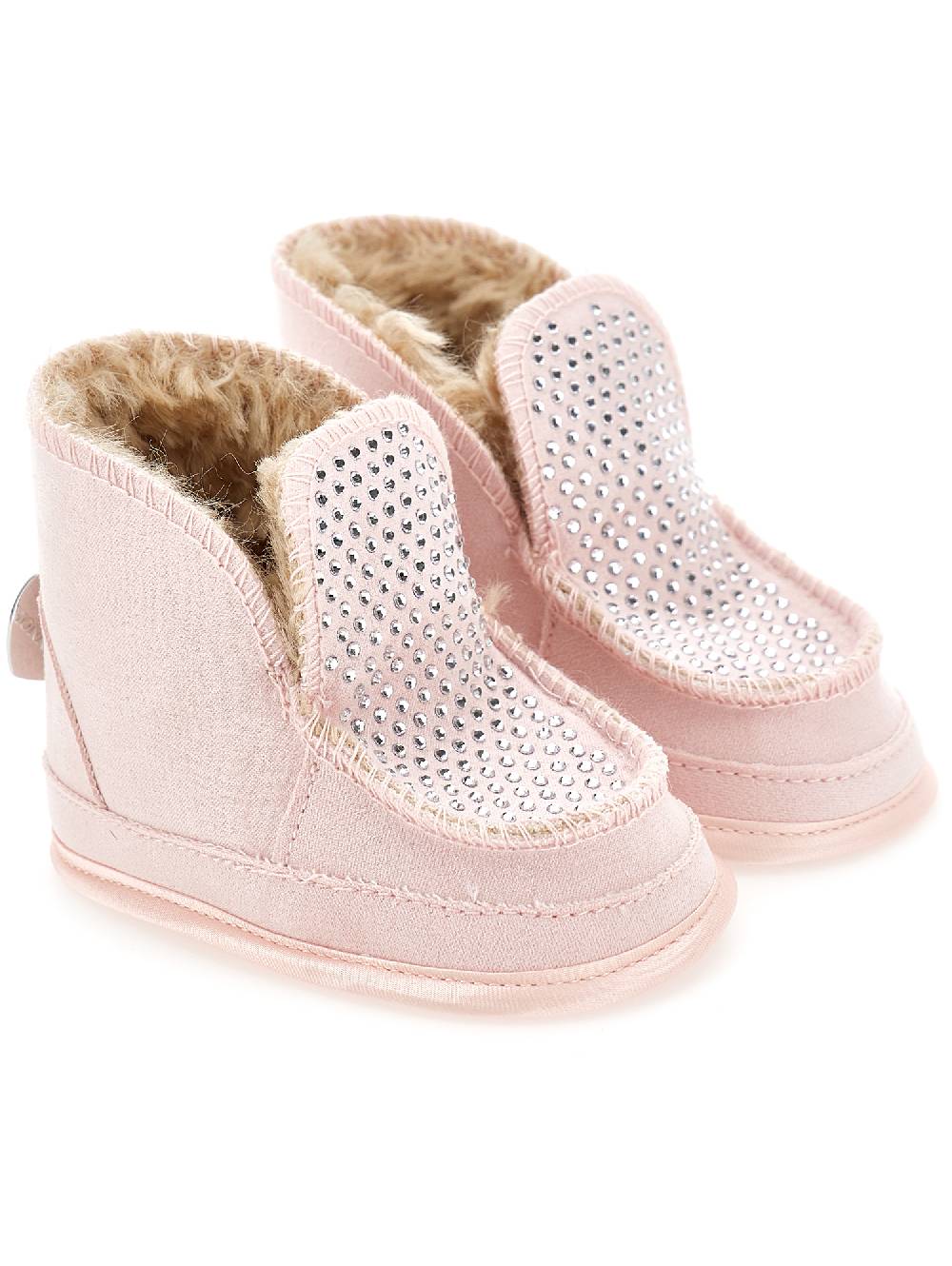 Monnalisa Stivaletti Strass Peluche