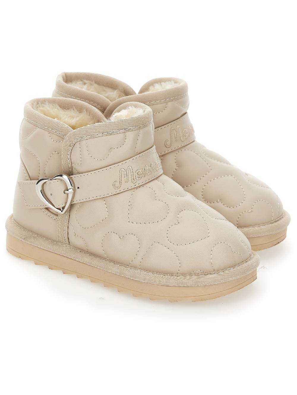 Monnalisa Stivaletti Trapuntati A Cuori