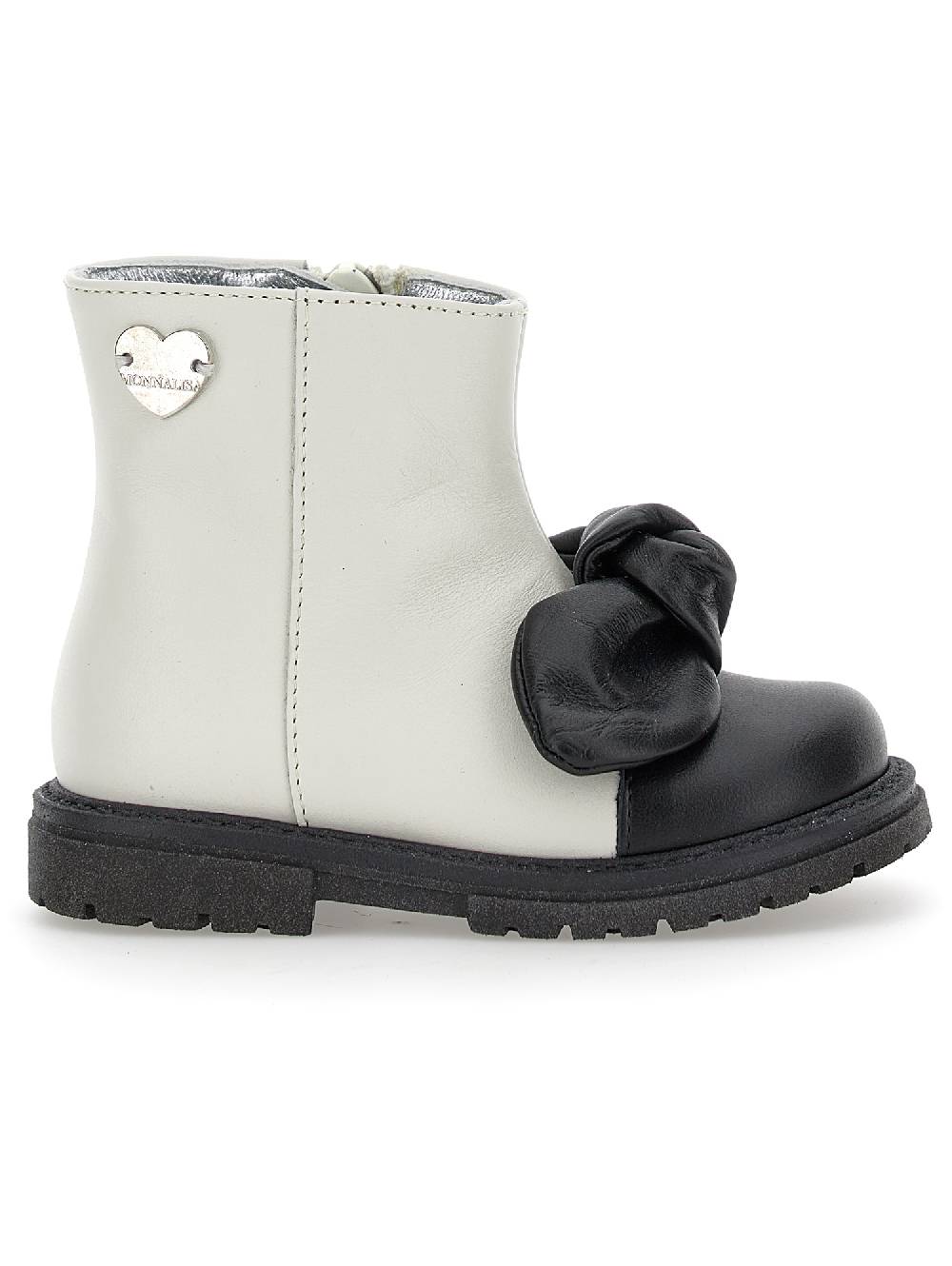 Monnalisa Stivaletto pelle bicolor