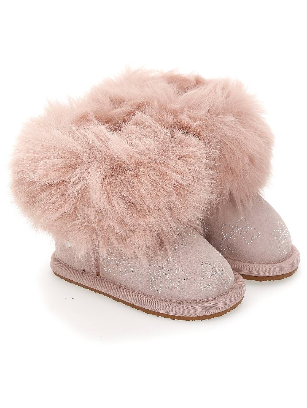 Monnalisa Stivali In Crosta Con Fiocchi Strass