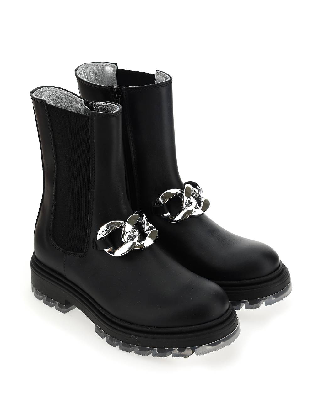 Monnalisa Stivali Nappa Con Catena