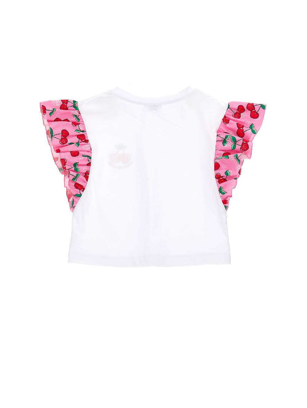 Monnalisa T-shirt CFCherryprint Con Rouches