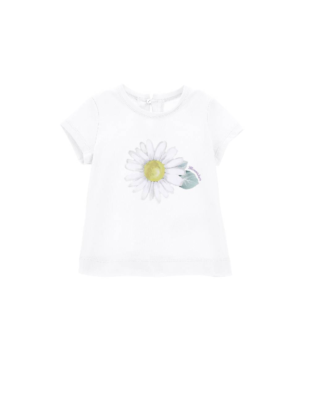 Monnalisa T-shirt con maxi margherita