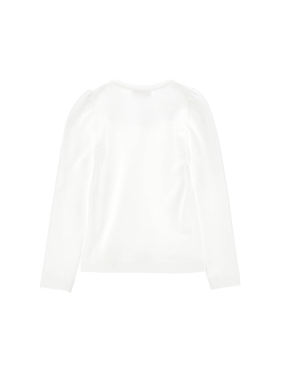 Monnalisa T-shirt Cotone Con Nastro Applicato