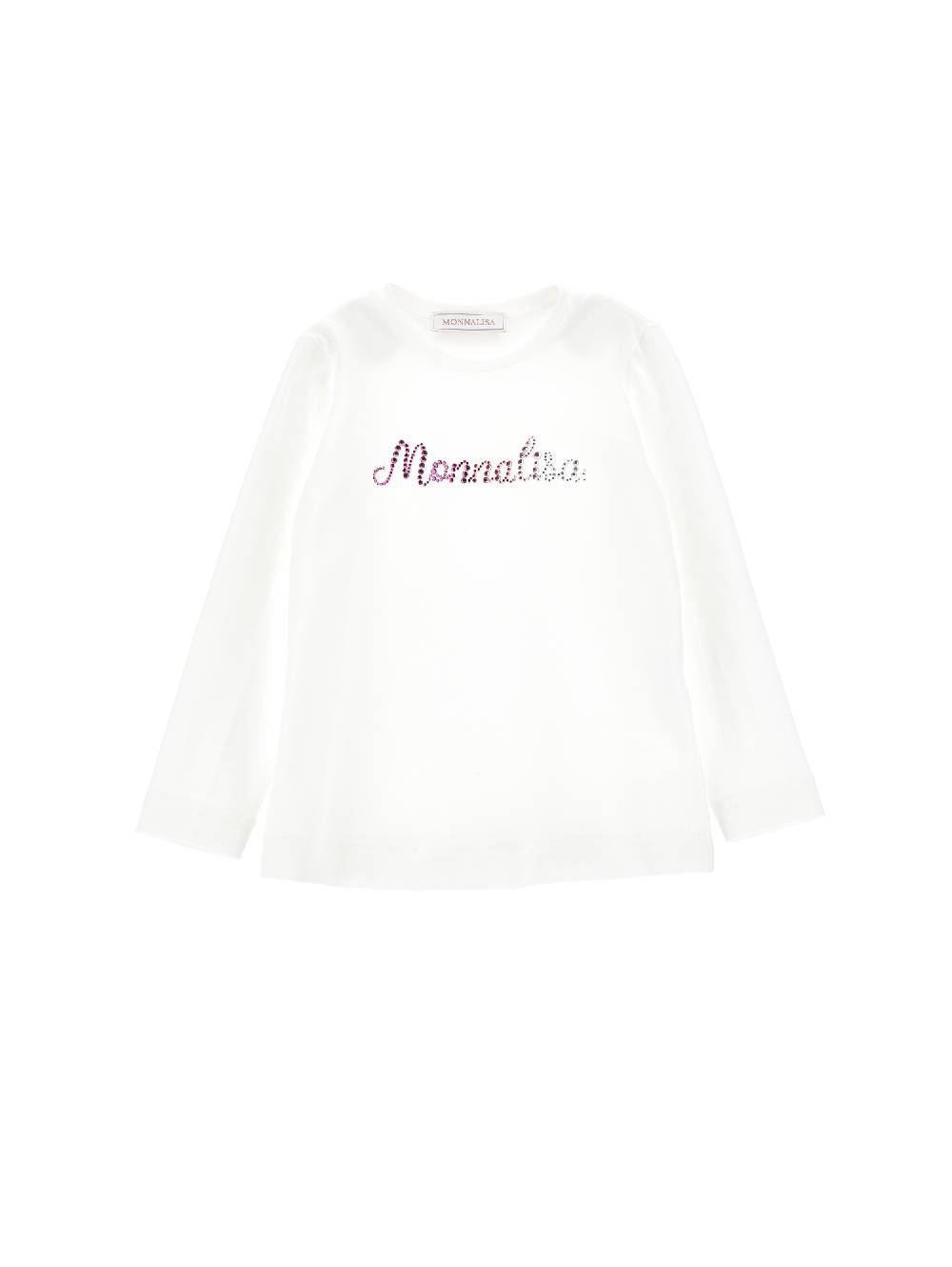 Monnalisa T-shirt cotone logata