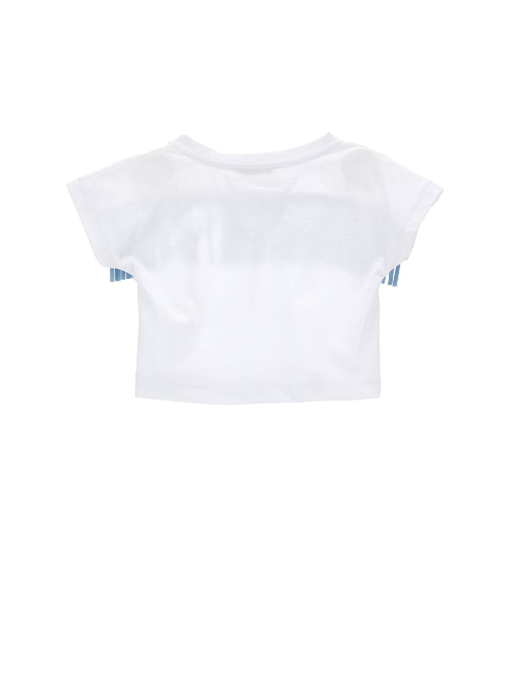 Monnalisa T-shirt Cotone Organico Con Frange