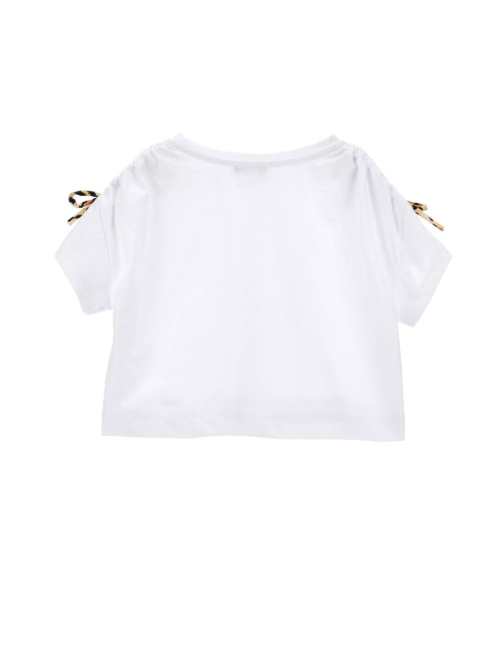 Monnalisa T-shirt Cotone Organico Cropped