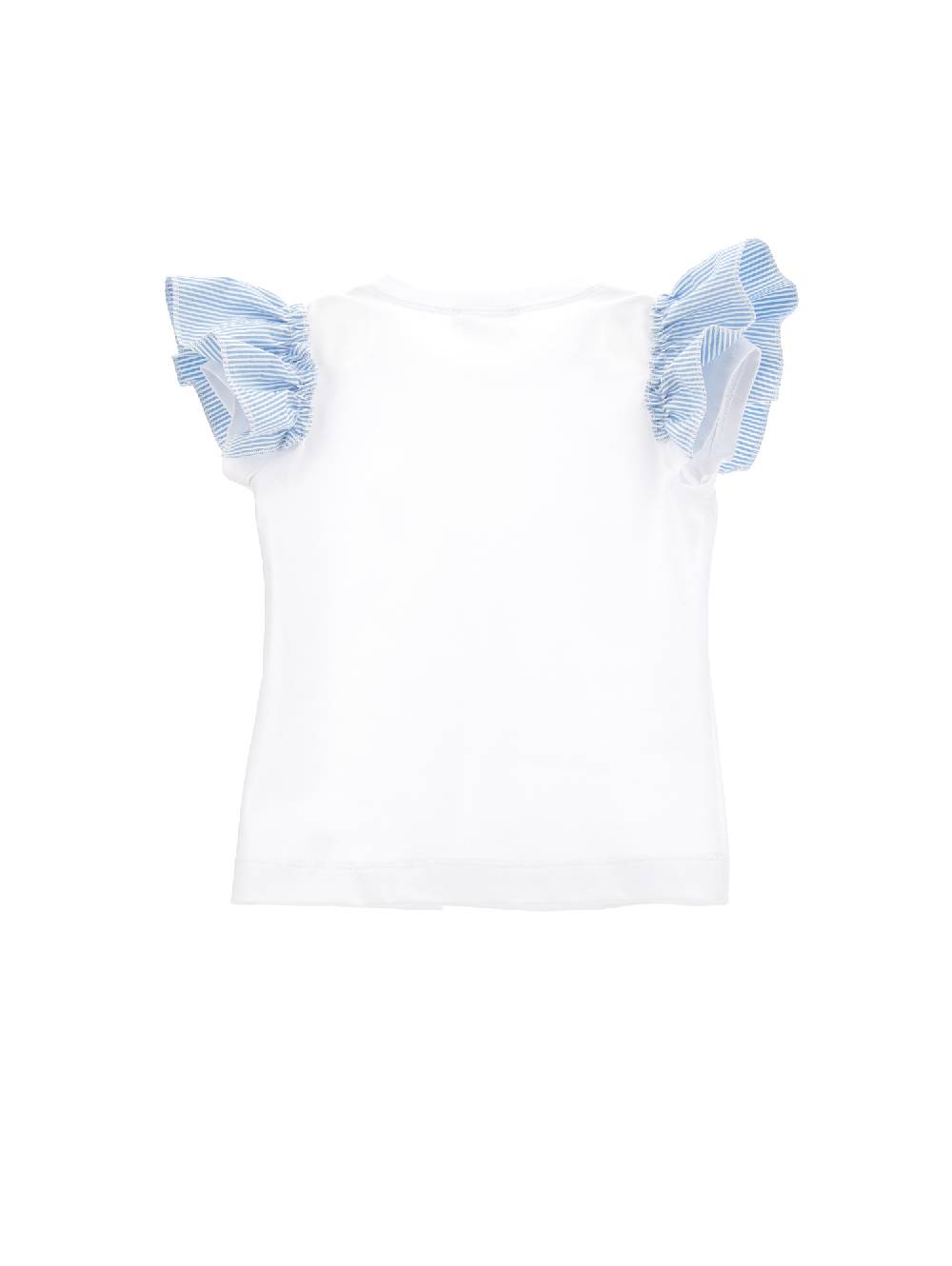 Monnalisa T-shirt Cotone Organico Volants