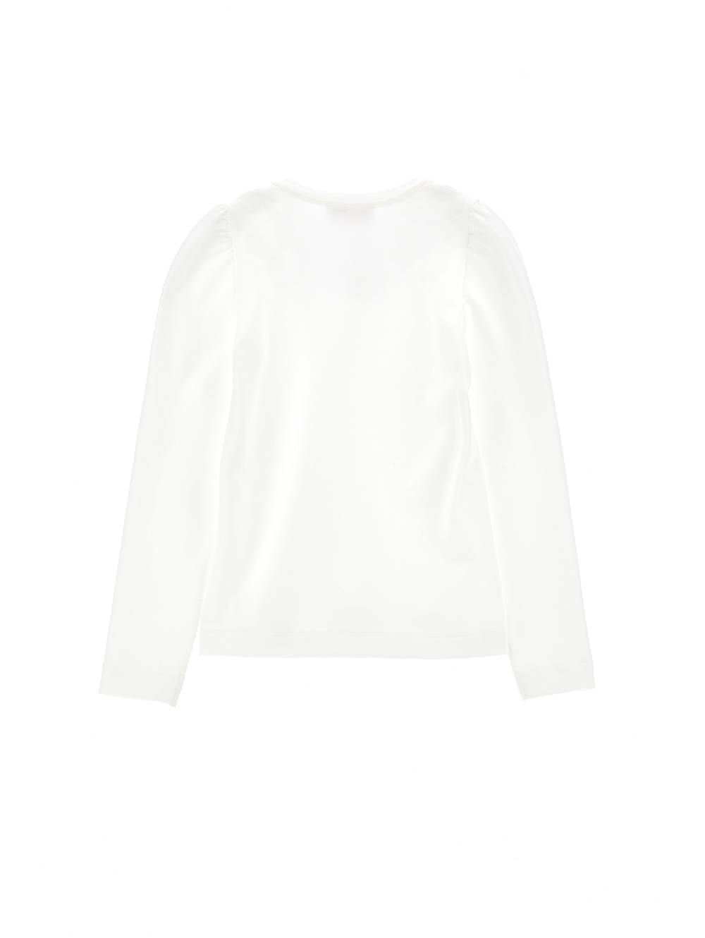 Monnalisa T-shirt Cotone Ricamo Rose