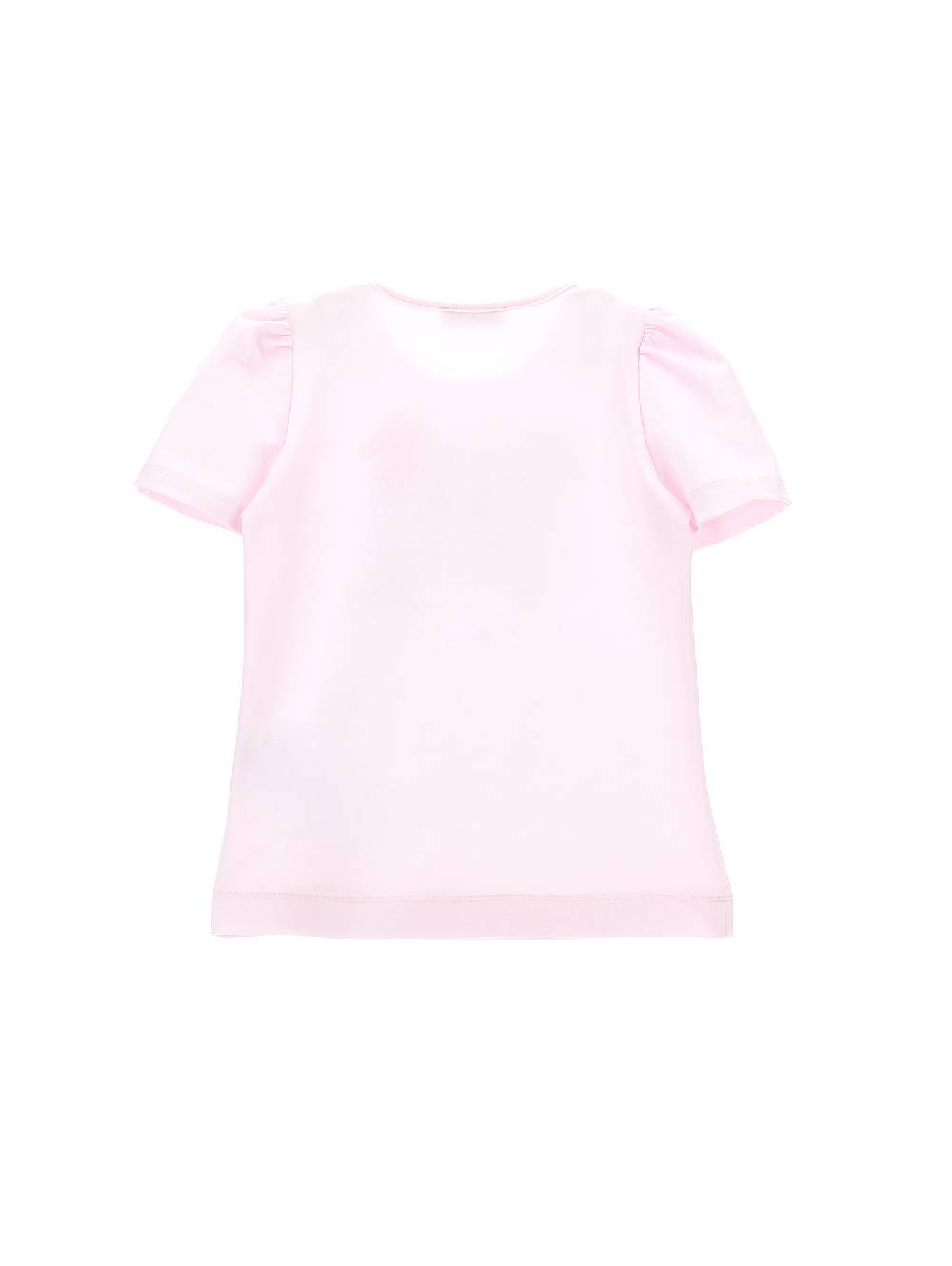 Monnalisa T-shirt Cotone Stampa Fiocco