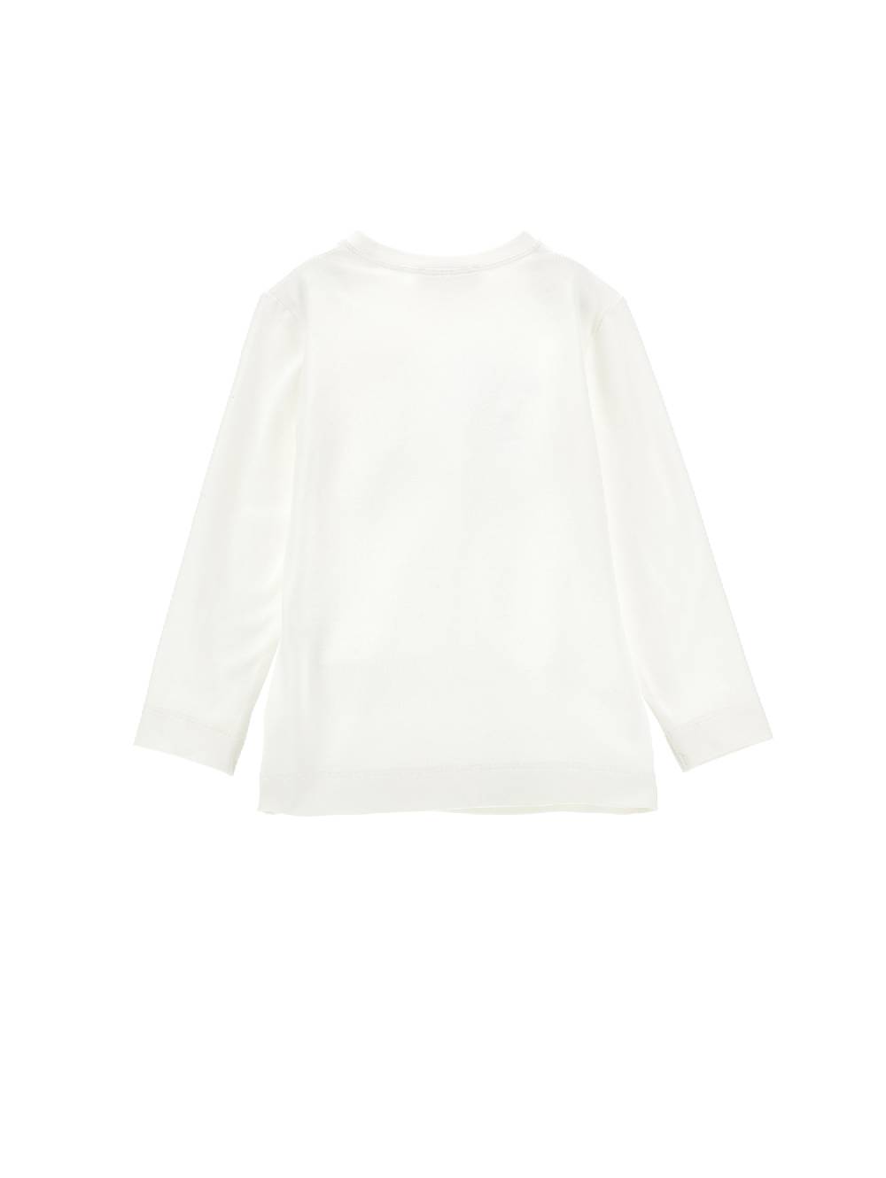 Monnalisa T-shirt Cotone Stampa Logata Con Strass