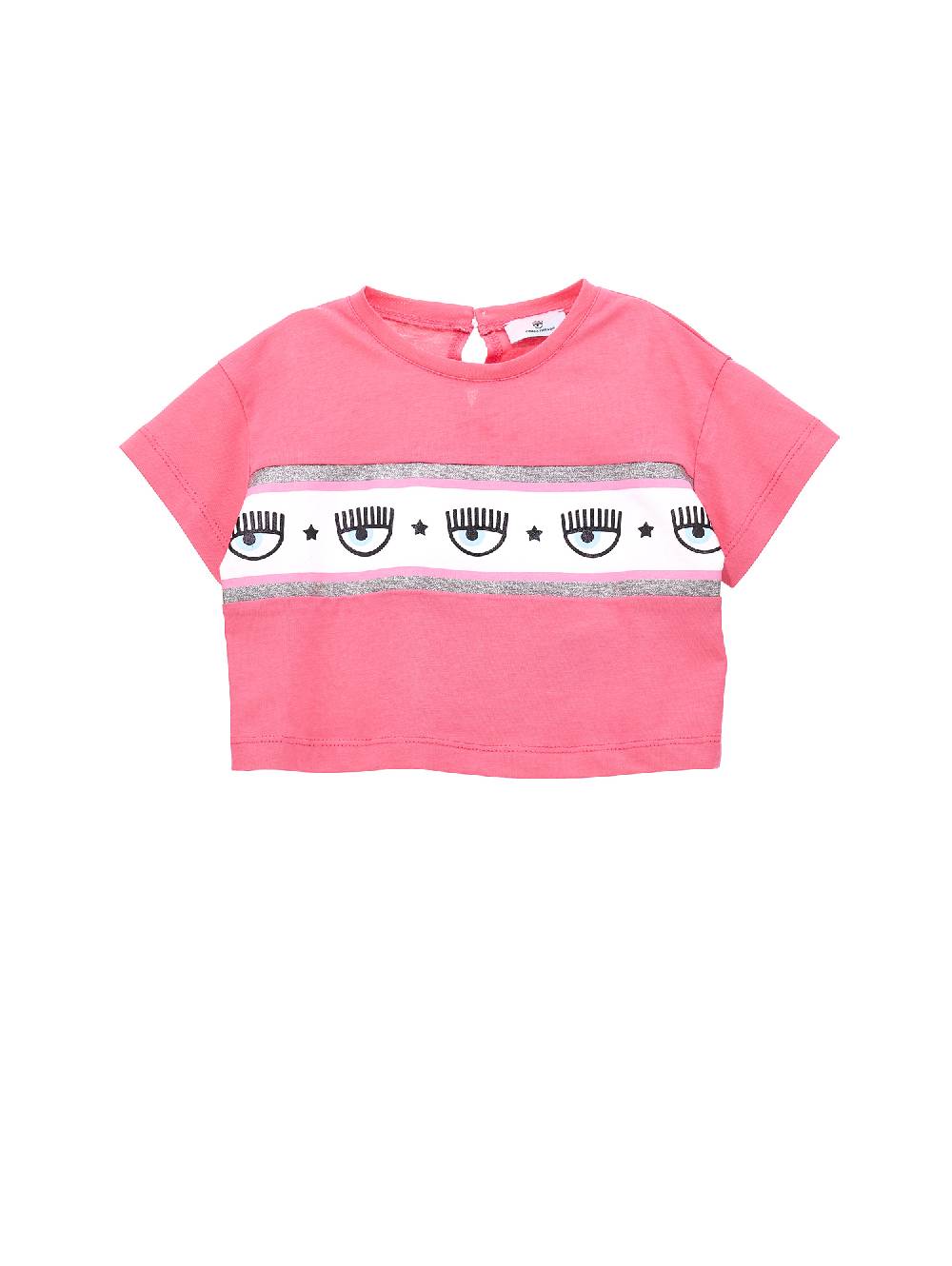 Monnalisa T-shirt cropped Maxilogomania