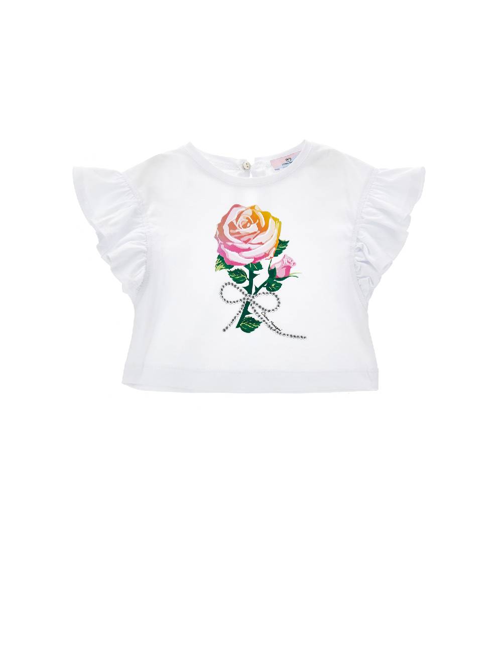 Monnalisa T-shirt cropped Special Occasion