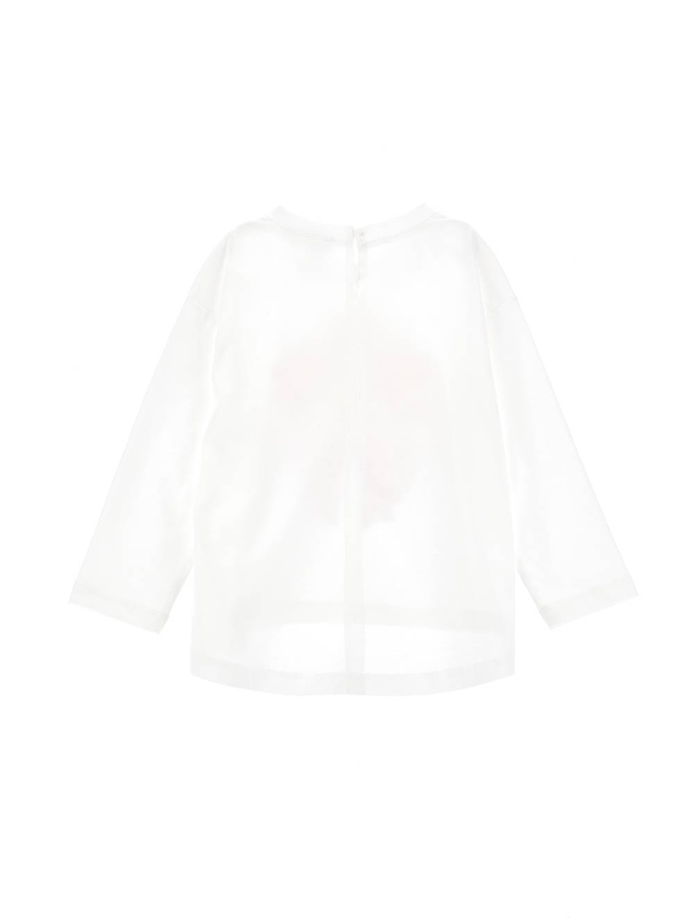 Monnalisa T-shirt Cropped Stampa Anemoni