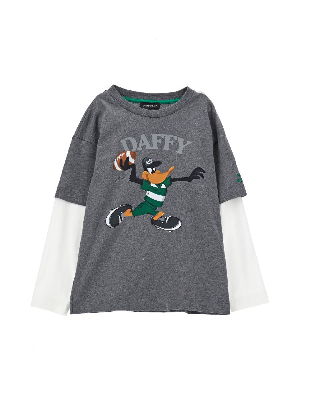 Monnalisa T-shirt doppia manica Daffy Duck
