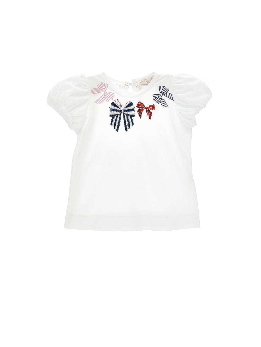 Monnalisa T-shirt jersey con fiocchi