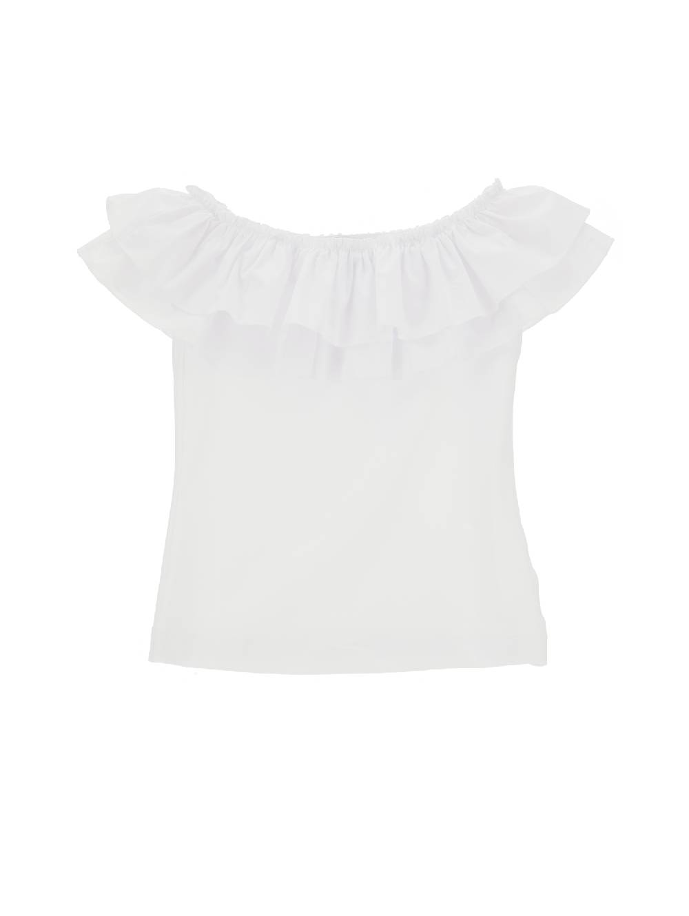Monnalisa T-shirt jersey con maxigale