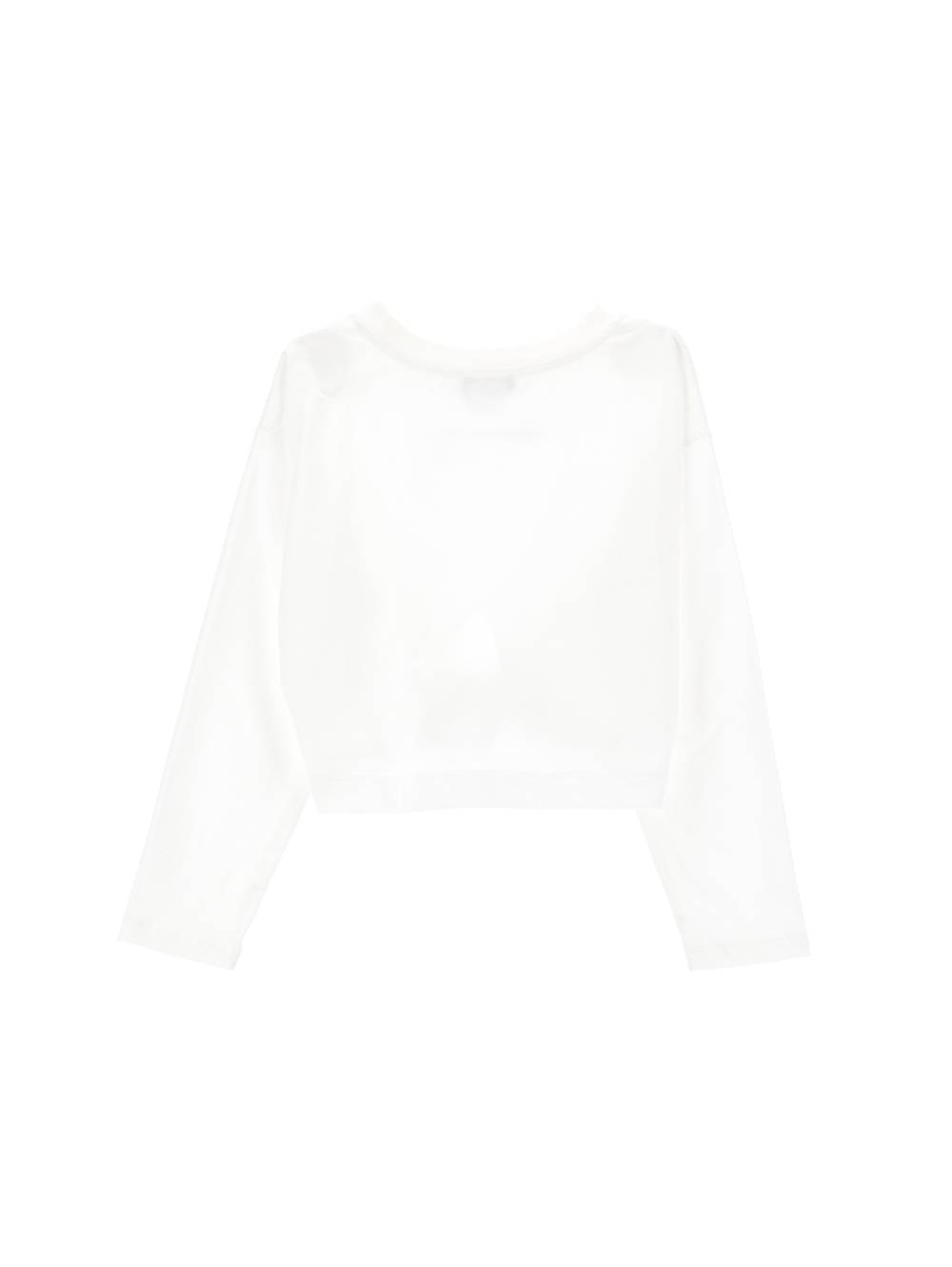 Monnalisa T-shirt Jersey Con Nodo