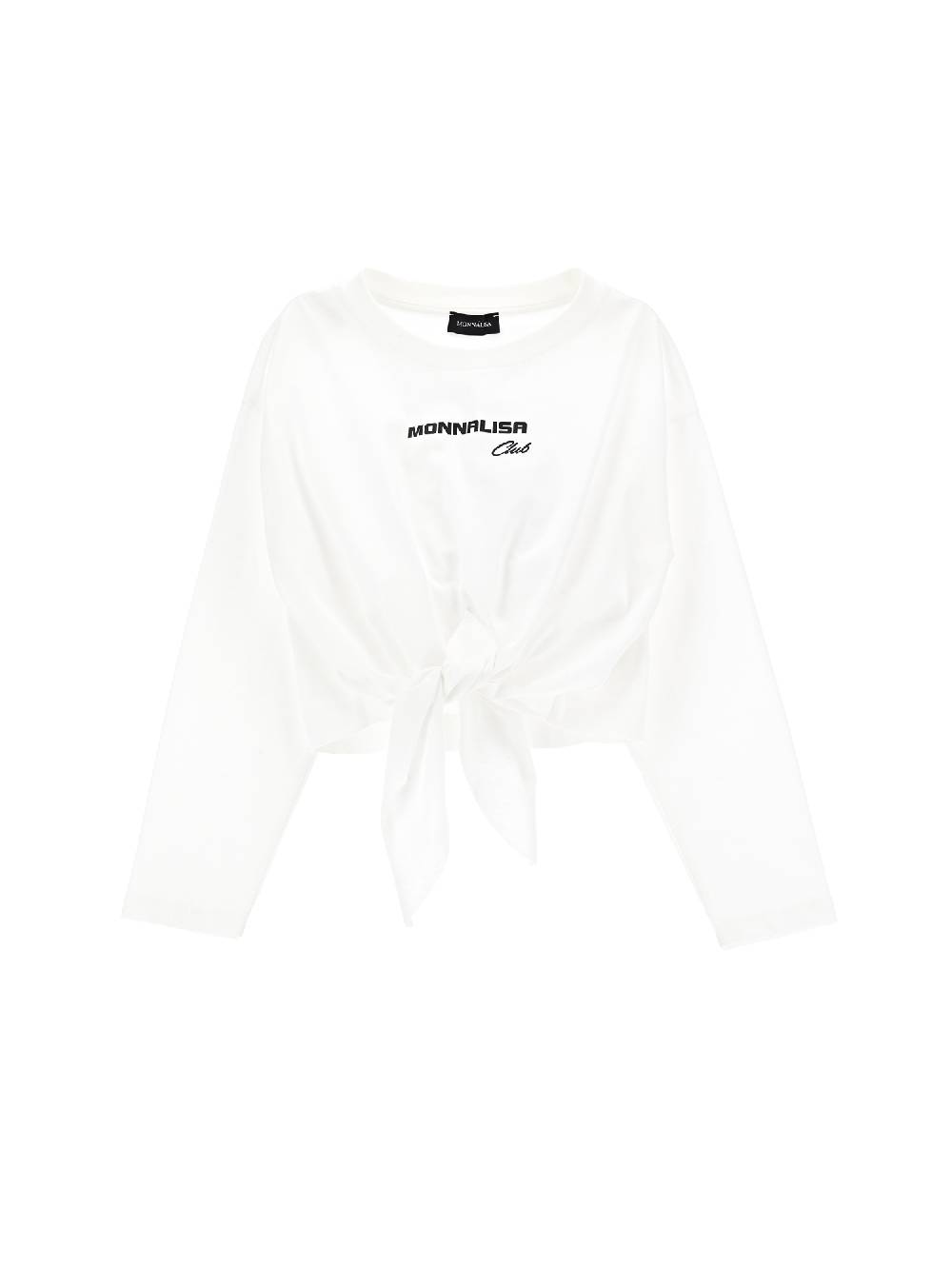 Monnalisa T-shirt jersey con nodo