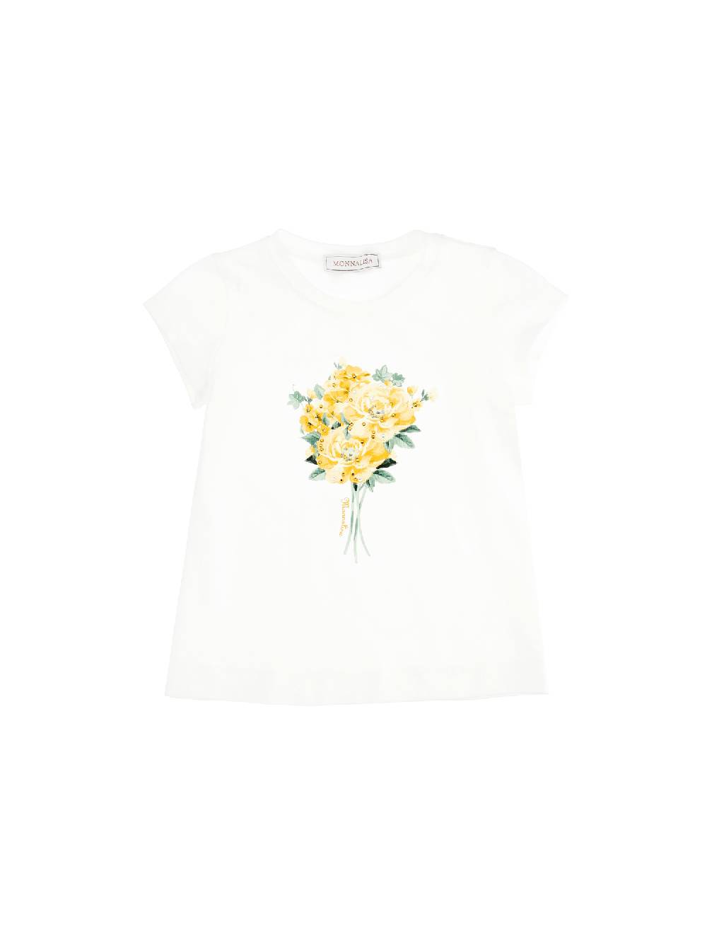 Monnalisa T-shirt jersey fiori