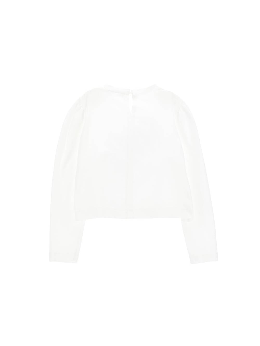 Monnalisa T-shirt Jersey Maniche Lunghe Con Cuore