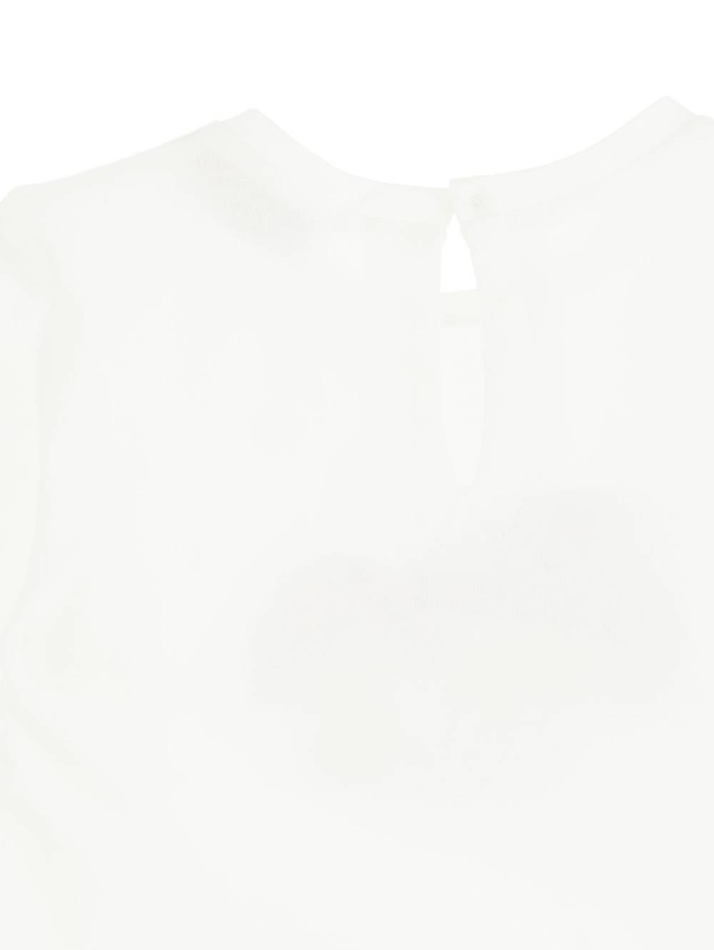 Monnalisa T-shirt Jersey Maniche Lunghe Funghetti