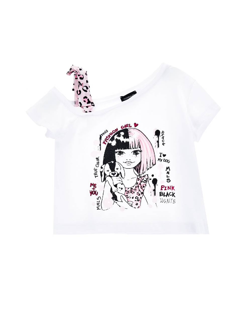 Monnalisa T-shirt jersey monospalla