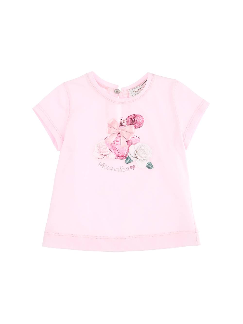Monnalisa T-shirt jersey profumo e fiori