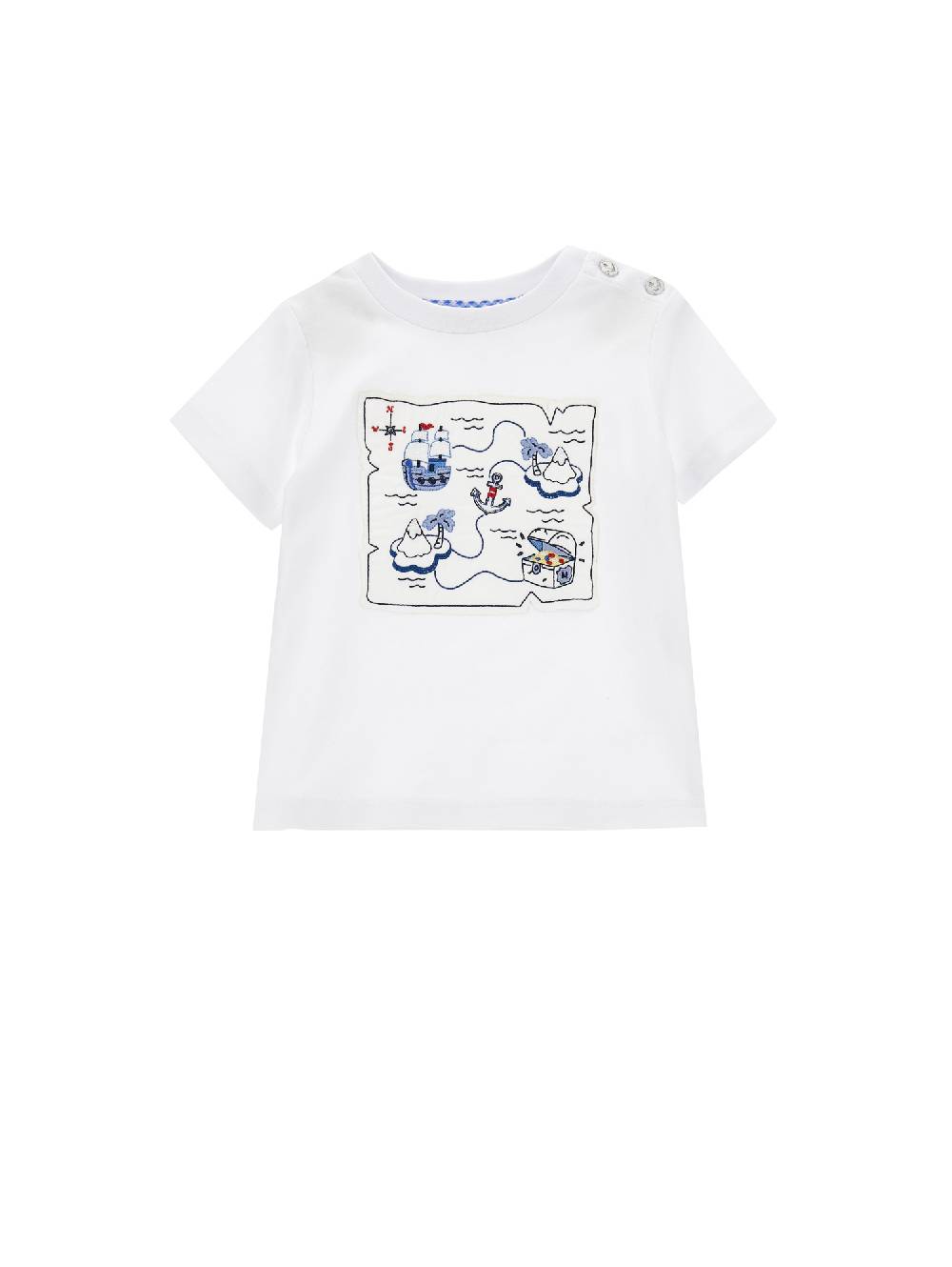 Monnalisa T-shirt jersey ricamata