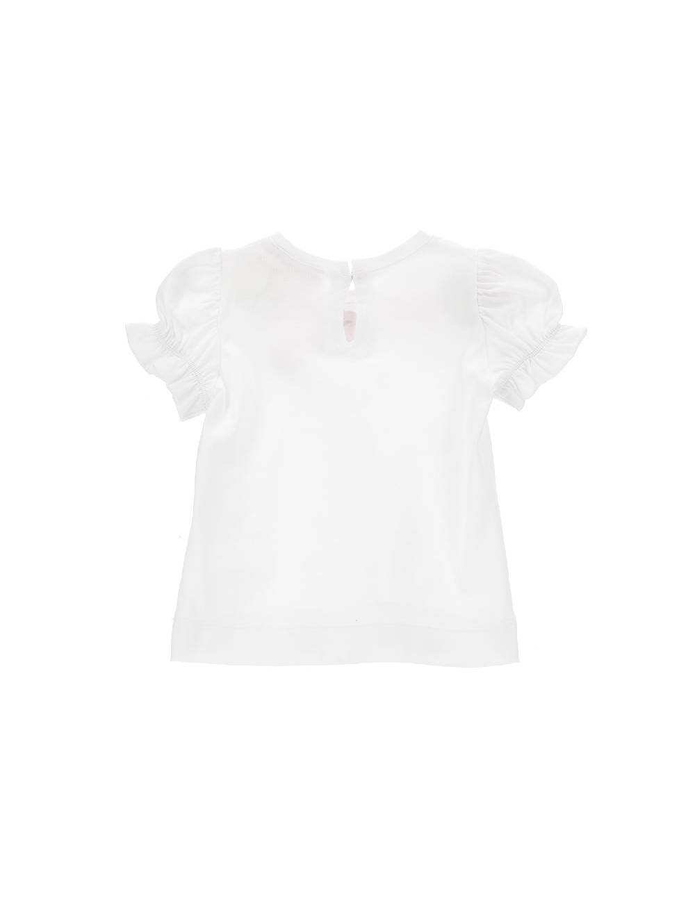 Monnalisa T-shirt Jersey Stampa Fiocchetti