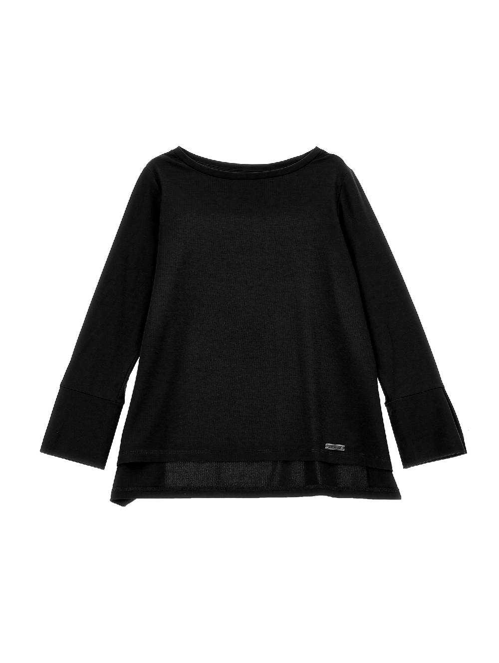 Monnalisa T-shirt lunga spacchetti laterali