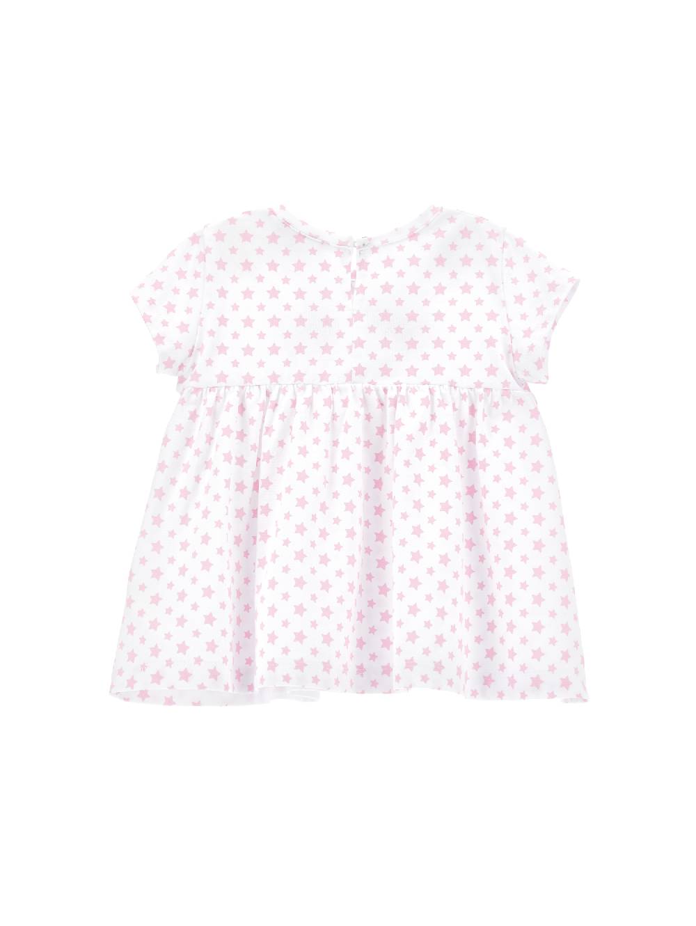 Monnalisa T-shirt Lunga Stelline Eyestar