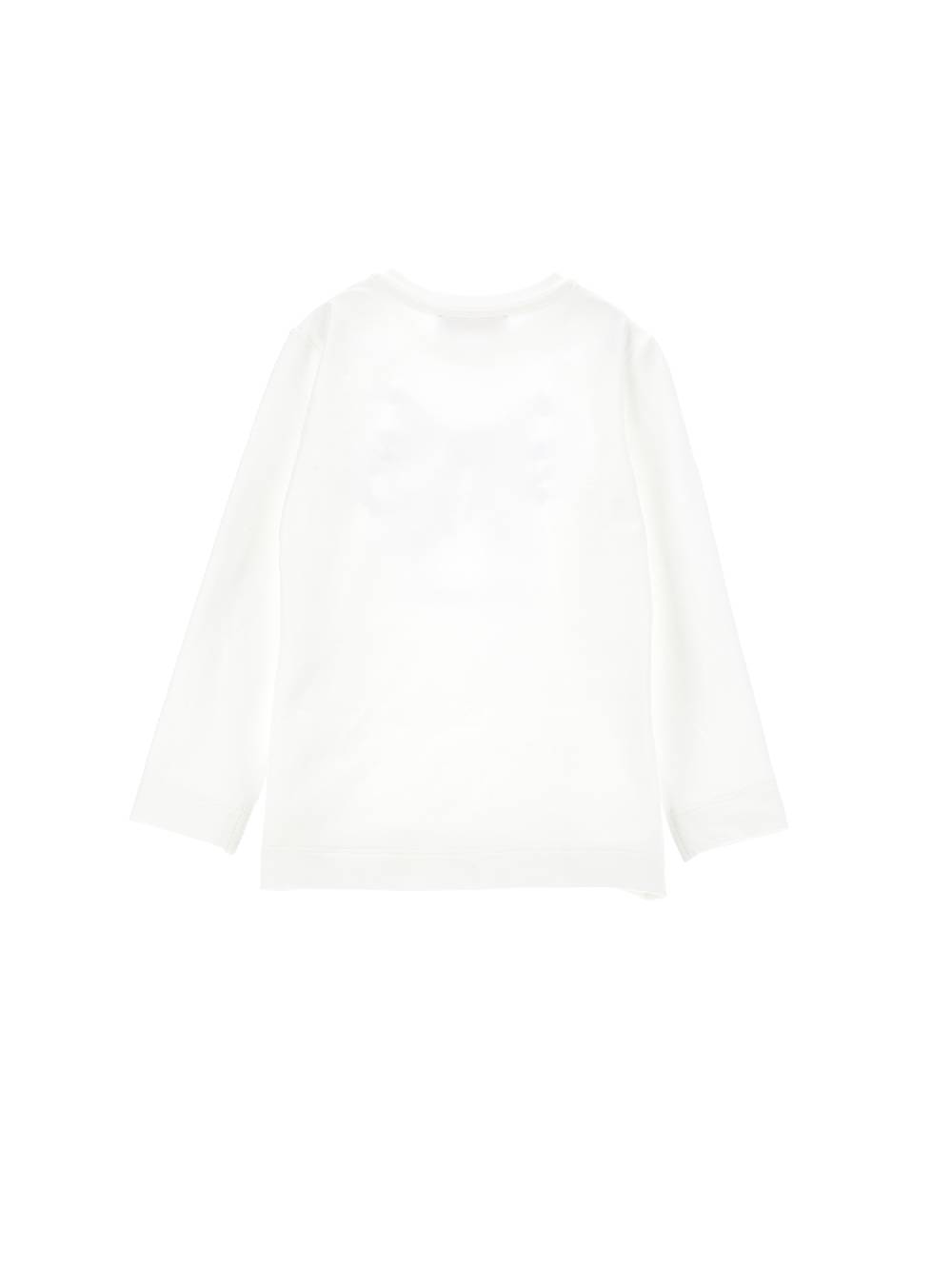 Monnalisa T-shirt Maniche Lunghe Con Fiocco