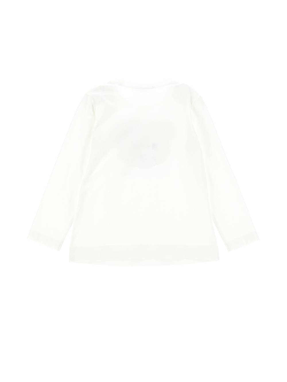 Monnalisa T-shirt Maniche Lunghe Con Strass