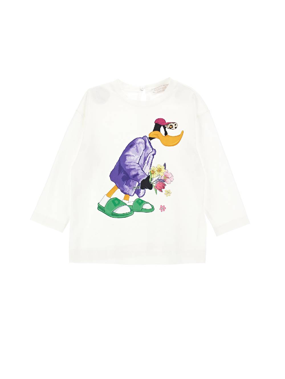 Monnalisa T-shirt maniche lunghe Daffy Duck