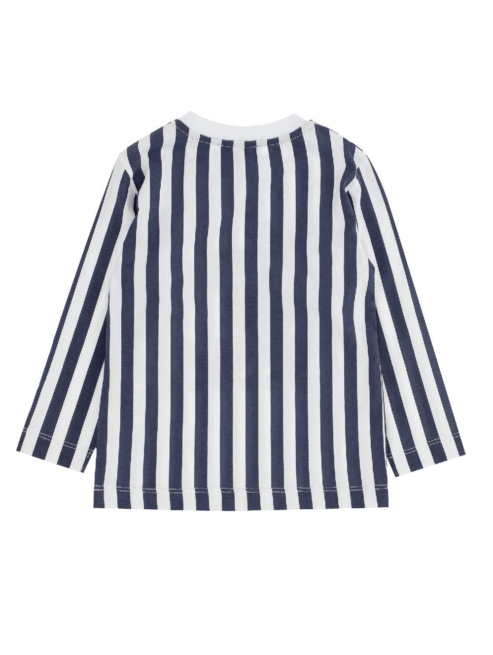 Monnalisa T-shirt Maniche Lunghe Righe Aristogatti