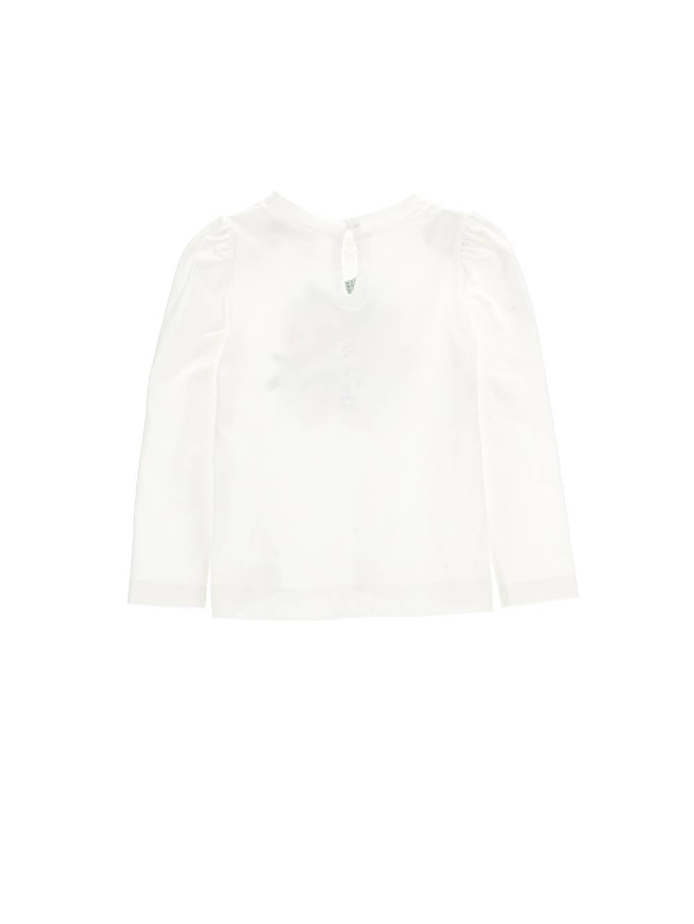 Monnalisa T-shirt Maniche Lunghe Strass