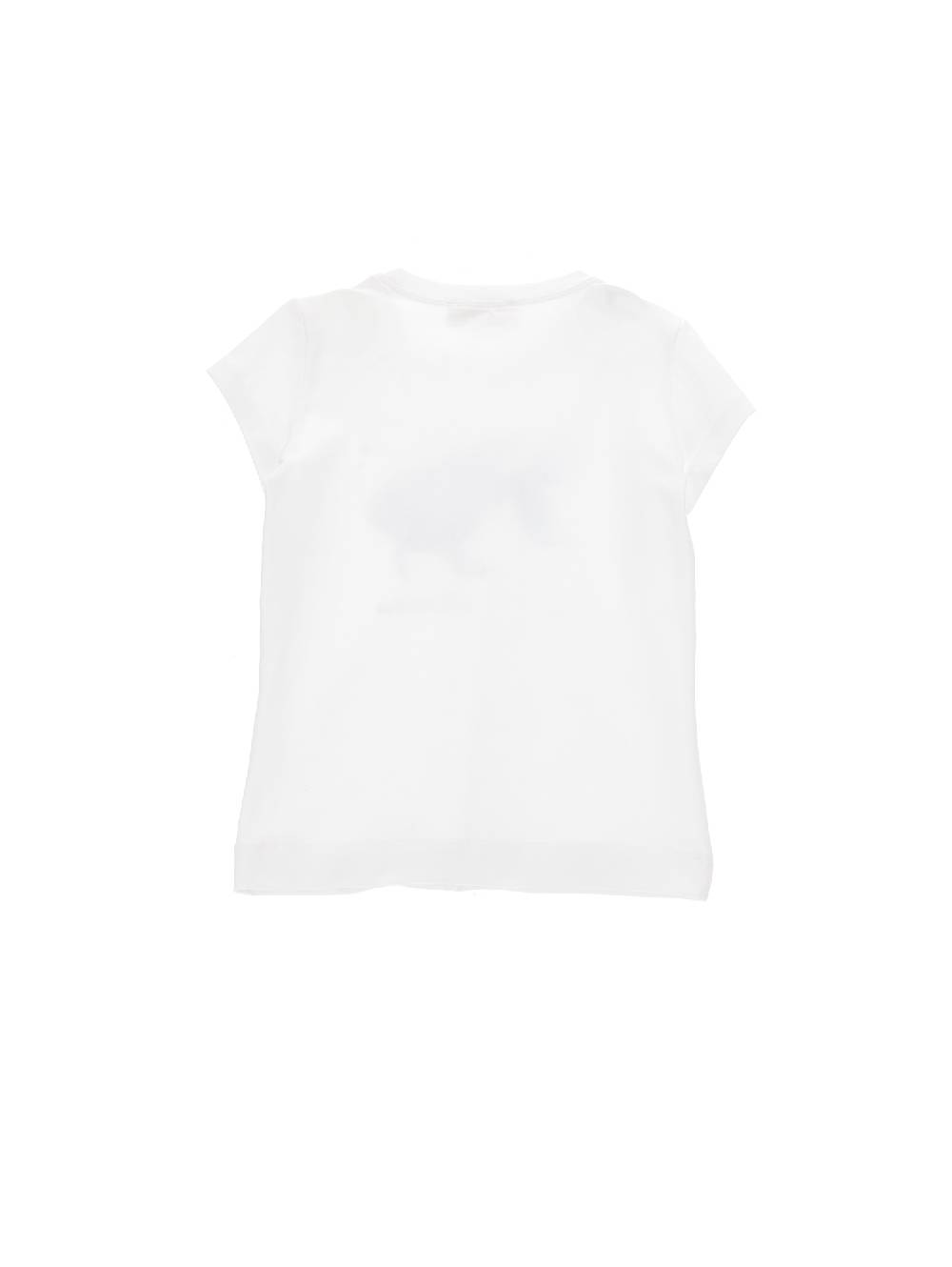 Monnalisa T-shirt Pesciolino Tulle E Strass