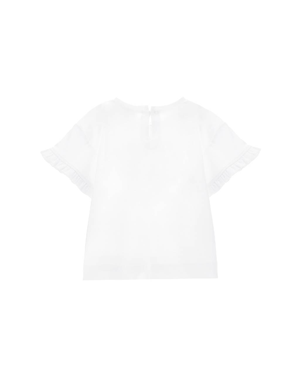 Monnalisa T-shirt Stampa Bouquet