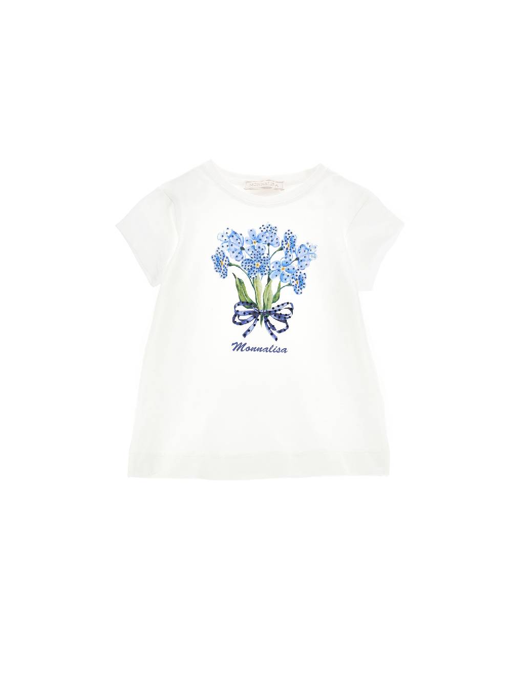 Monnalisa T-shirt stampa bouquet