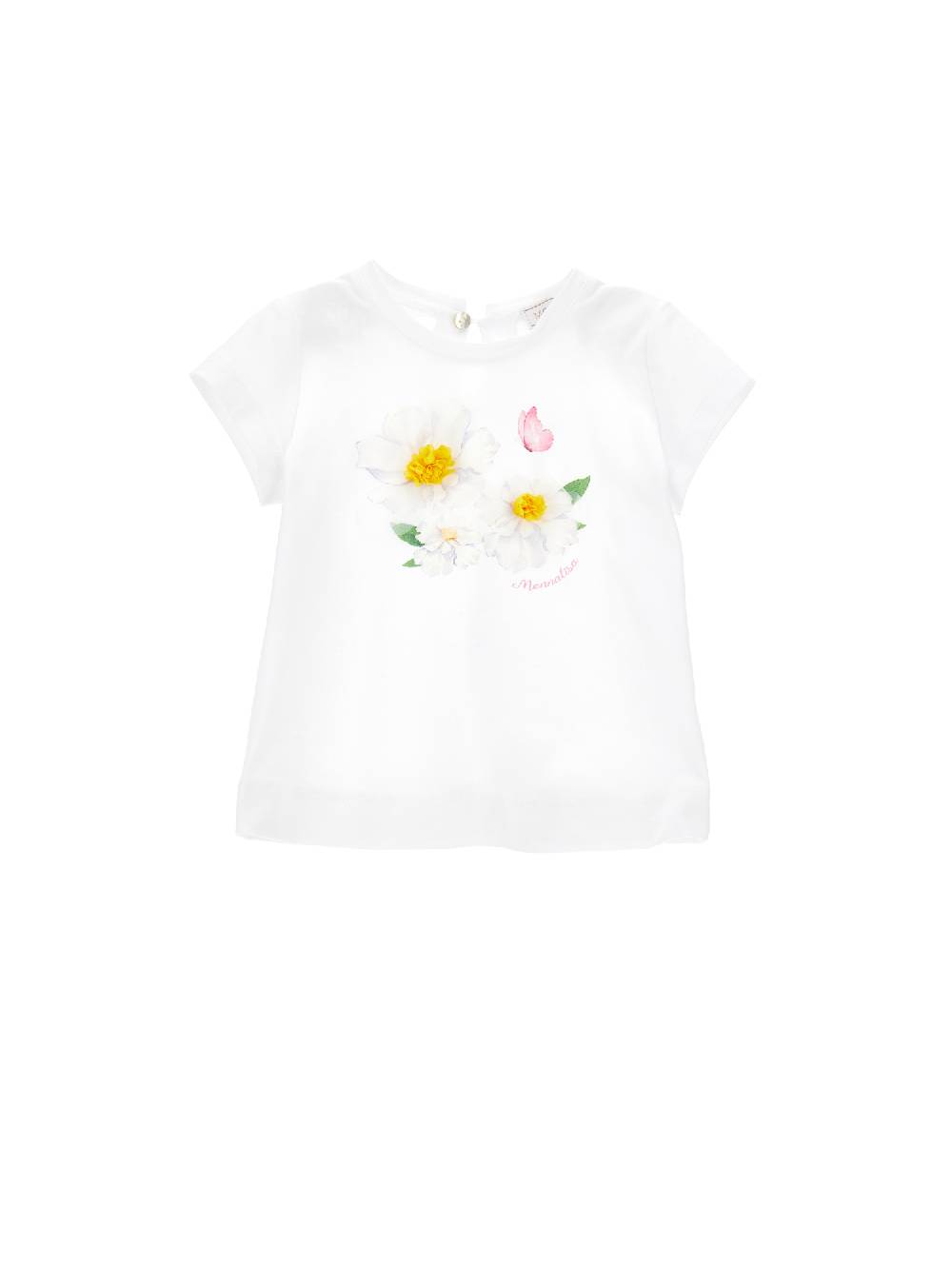 Monnalisa T-shirt stampa floreale