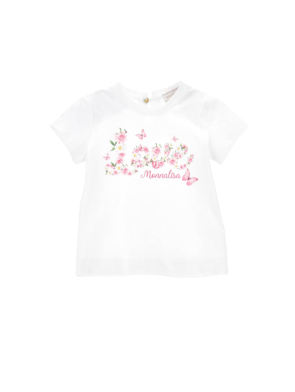 Monnalisa T-shirt stampa Love