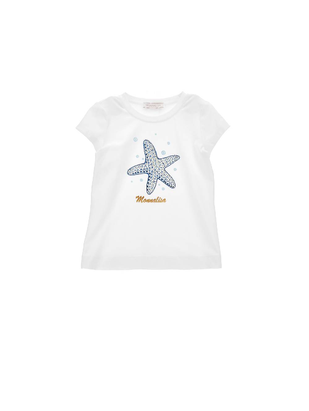 Monnalisa T-shirt stellina strass