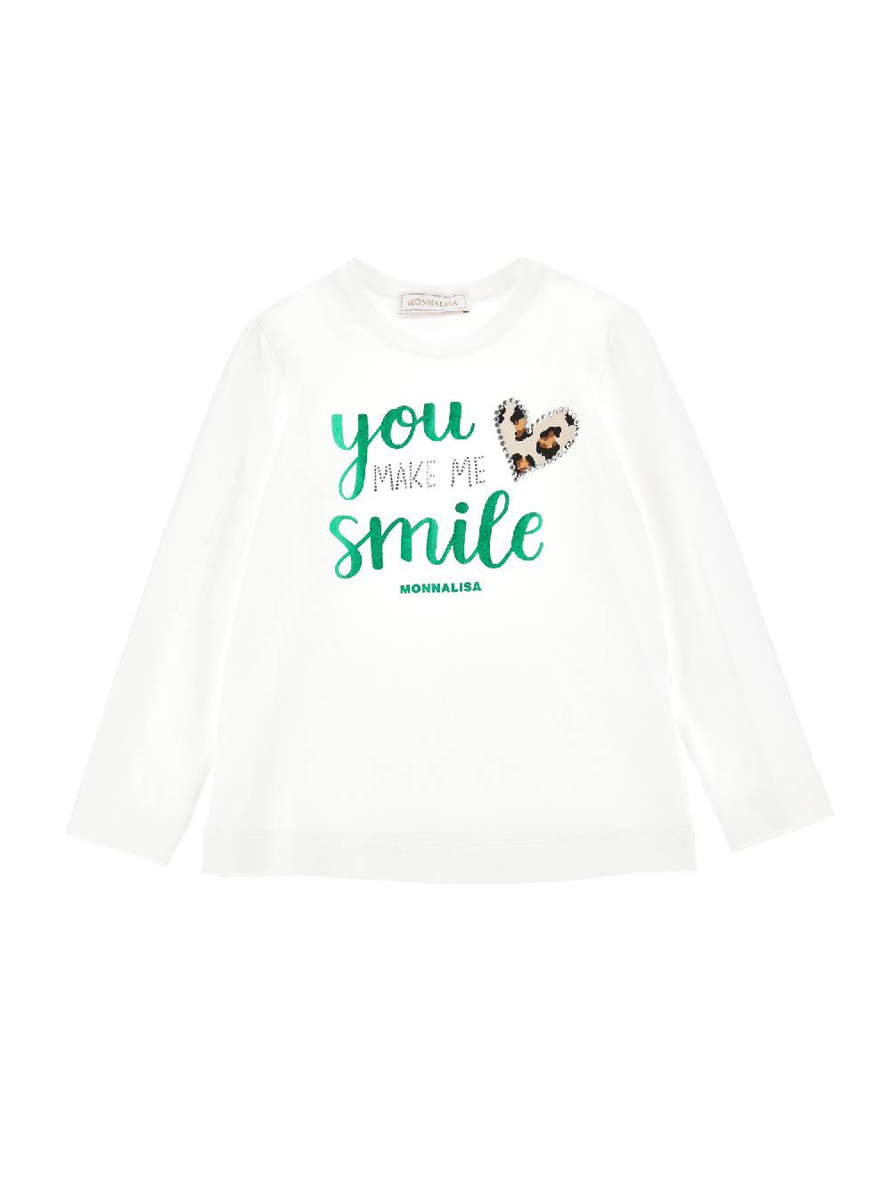 Monnalisa T-shirt You Make Me Smile