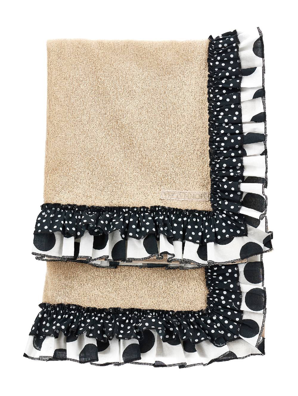 Monnalisa Telo mare spugna con rouches