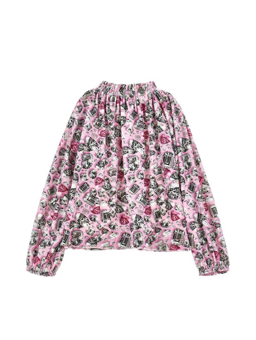 Monnalisa Top Ciniglia CF Diamonds